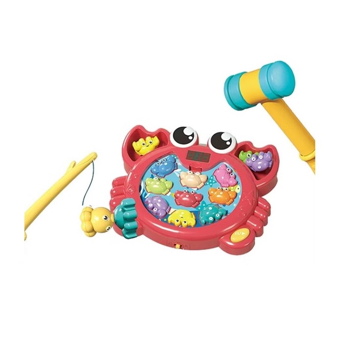 Joc electronic interactiv Loveste Crabul Ocie Wack a Crab