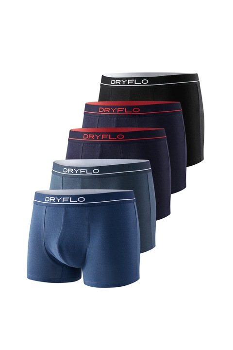 Set 5 perechi Boxeri Barbati, DRYFLO, DP125, Multicolor