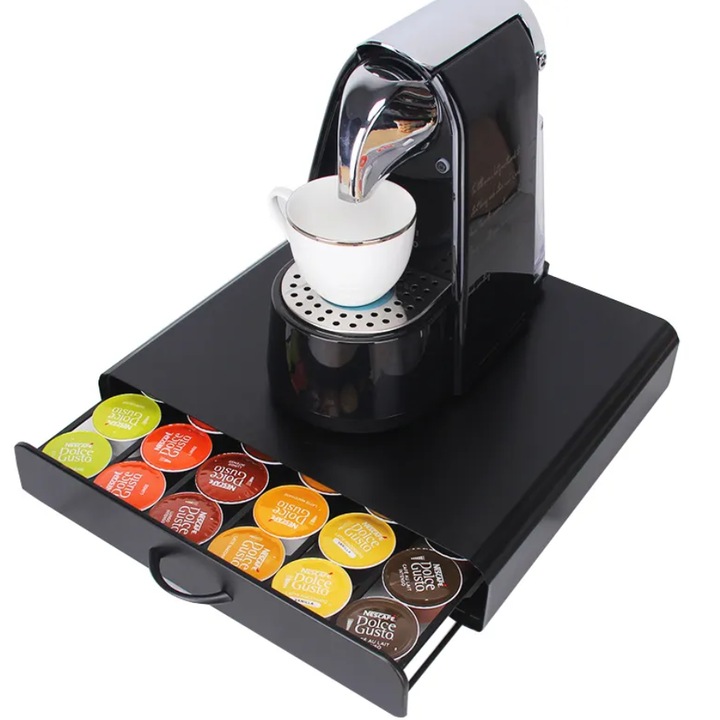 Sertar organizator 30 de capsule cafea Dolce Gusto si K-cups