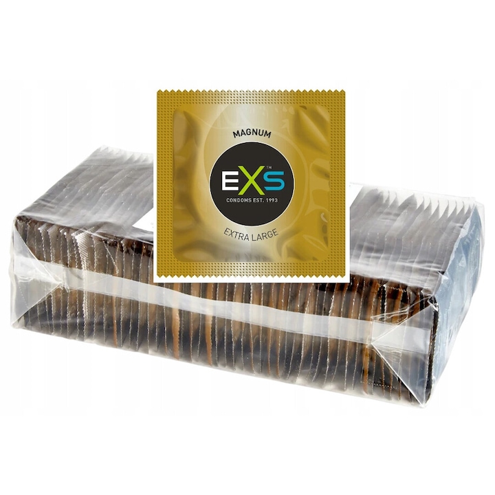 EXS Magnum Large XL 100 броя, Големи презервативи, по-дълги и по-широки, допълнително хидратирани