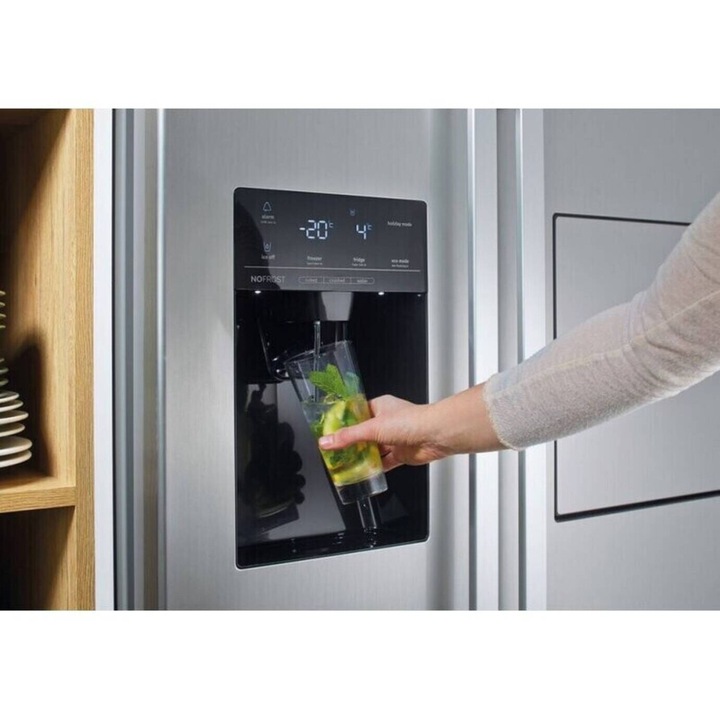 Side by Side Gorenje NRS9EVXB1, NoFrostPlus, Inox