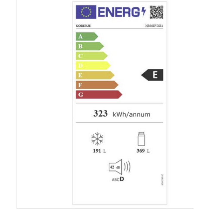 Side by Side Gorenje NRS9EVXB1, NoFrostPlus, Inox