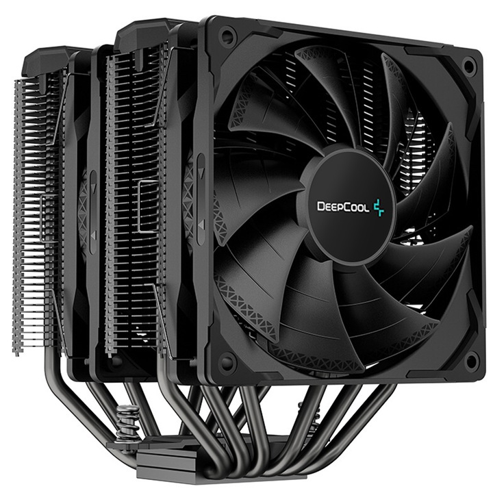 Процесорен охладител Deepcool, 12 топлинни тръби, 7200 cm разсейваща повърхност, 245W охлаждащ капацитет, 126x133x160mm