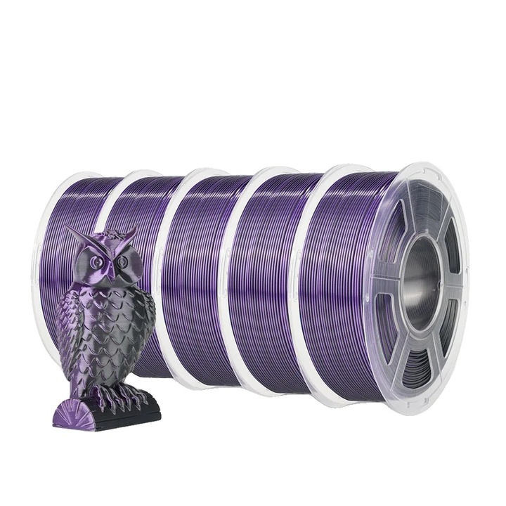Filament 3D, mov, 1.75mm, set 5 role