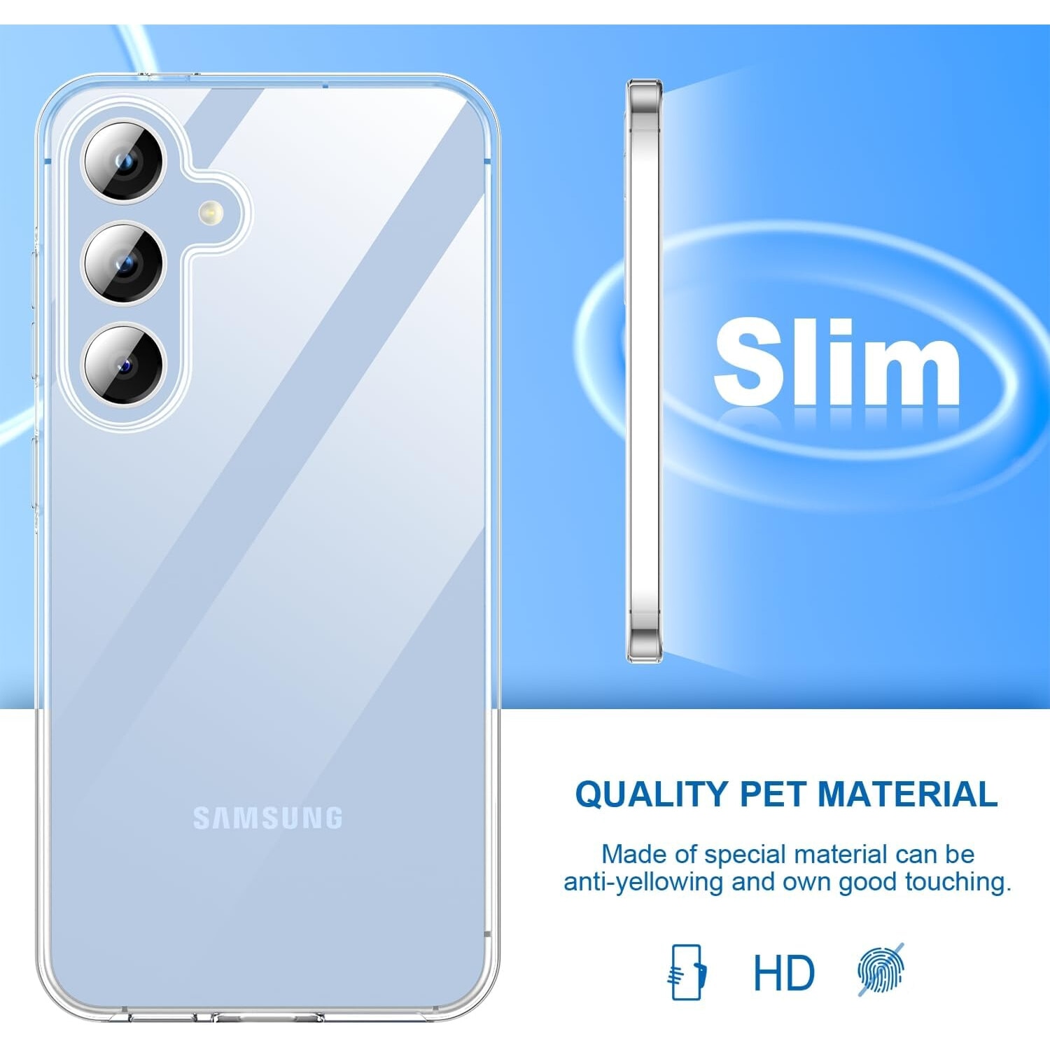 Husa fata plus spate 360 Alc Mobile compatibila cu Samsung Galaxy S24 FE