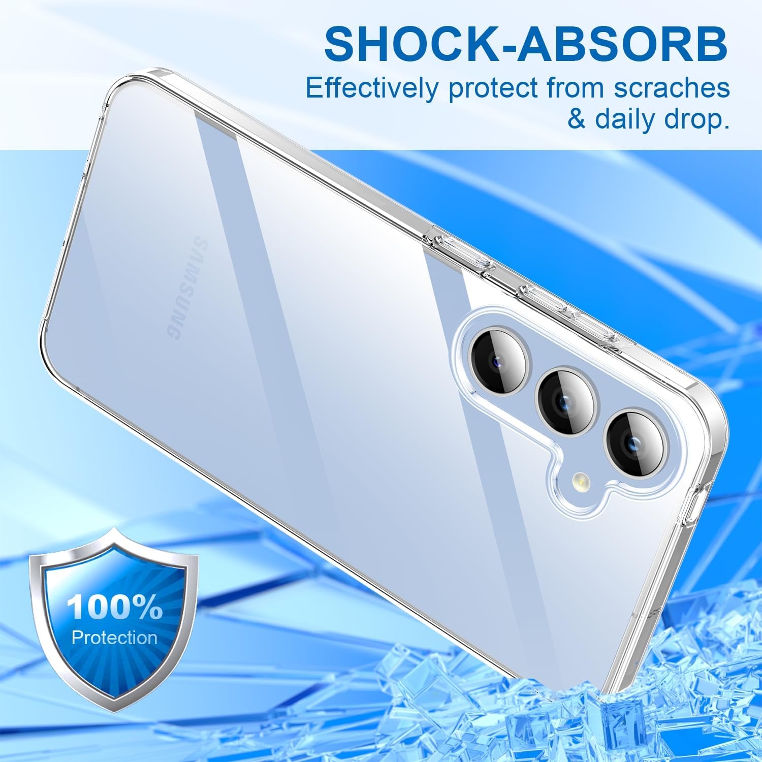 Husa fata plus spate 360 Alc Mobile compatibila cu Samsung Galaxy S24 FE