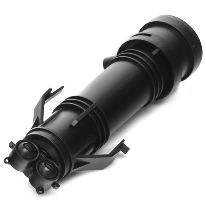 Szélvédőmosó Fúvóka, Volkswagen Touareghez, 2015-, Bal, 7P6955103A, Műanyag, Fekete