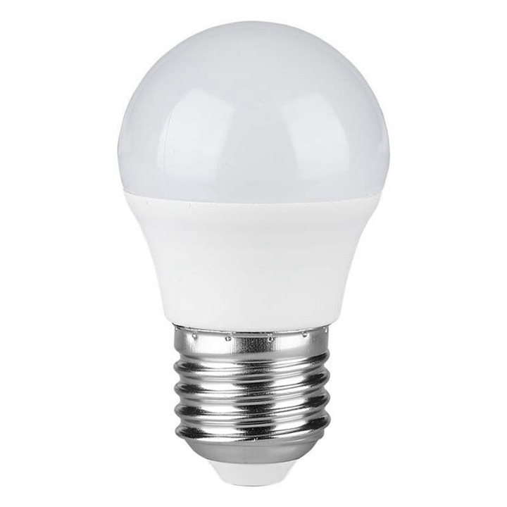 Крушка с LED, форма G45, E27, мощност 4.5W, 3000K Топло бяло, CIP Samsung