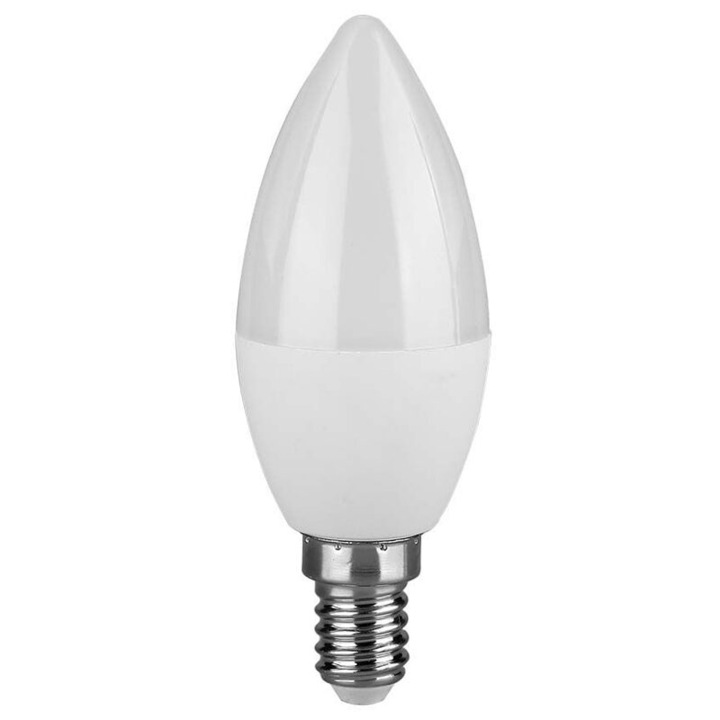 LED крушка V-TAC, Тип Свещ, E14, мощност 4.5W, 4500K Неутрално бяло