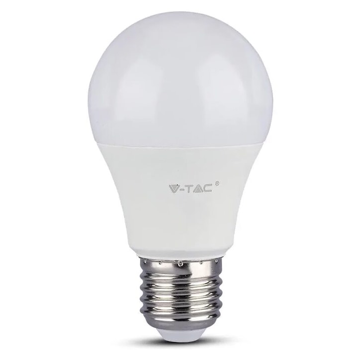 LED крушка A60, цокъл E27, мощност 9W, 2700K Топло бяло