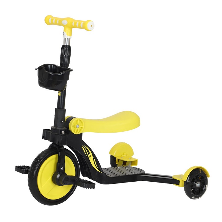 Trotineta 4 in 1 Ocie Galbena
