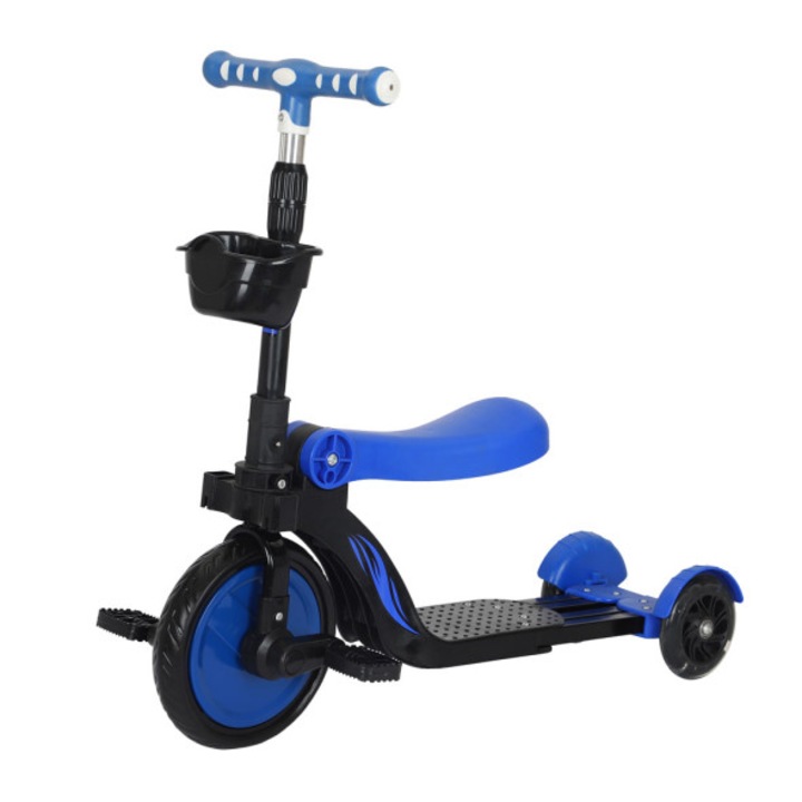 Trotineta 4 in 1 Ocie Albastra