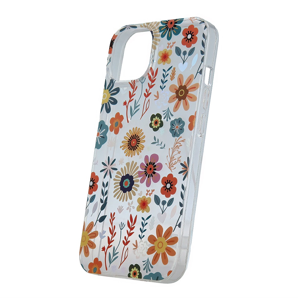 Husa telefon pentru Samsung Galaxy S22, IMD Print, design floral, acces usor la porturi, slim