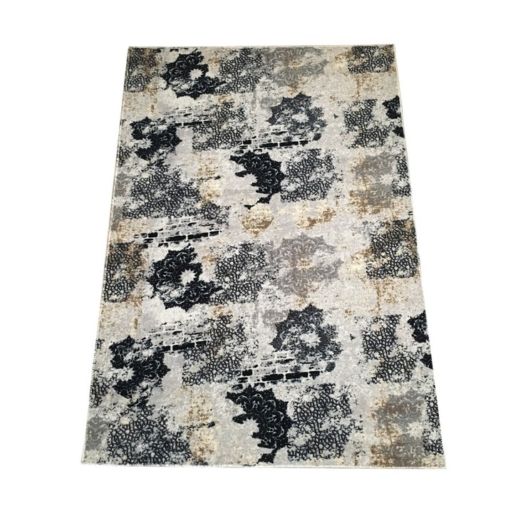 Covor Antiderapant, Eliza, gri, 200cm latime 300cm lungime