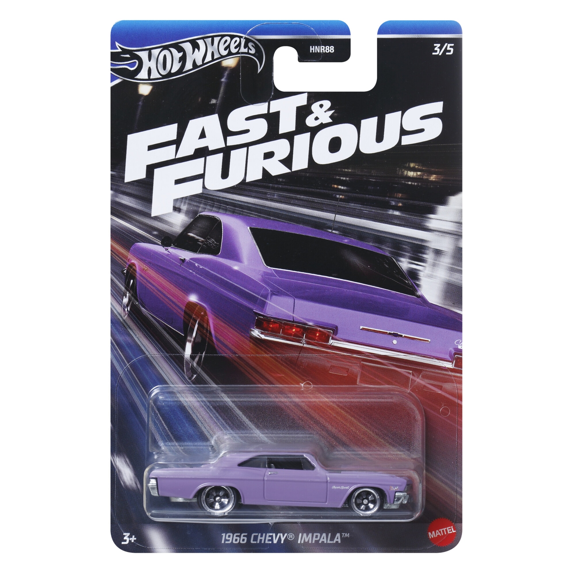 Masinuta metalica Hot Wheels, 1966 Chevy Impala, Colectia Fast