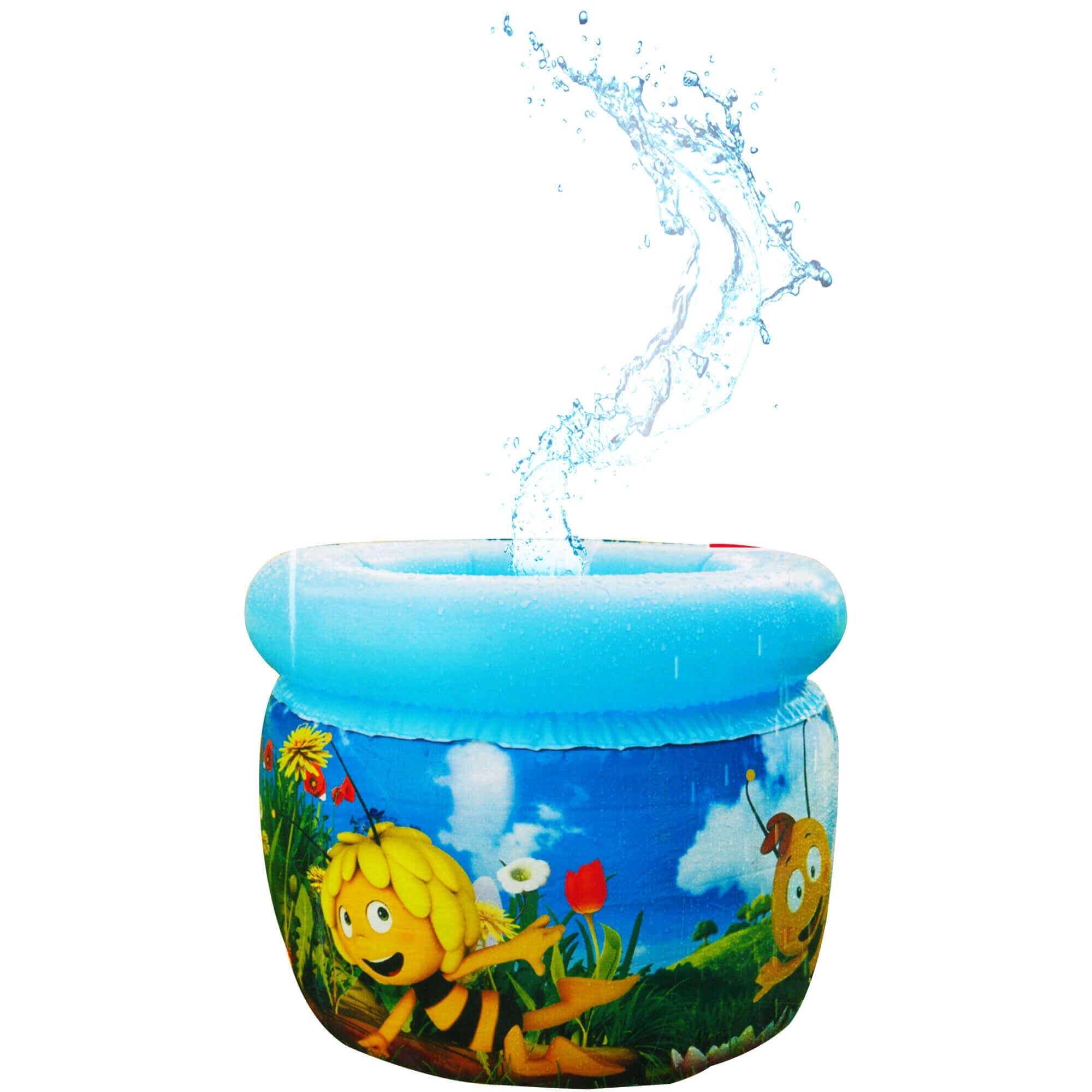 Stropitoare gonflabila, 62 X 62 cm, ilustratii cu albinuta Maja, albastra