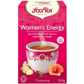 Ceai Energie pentru femei ECO 30,6 g (17 pliculete x 1.8 g) - Yogi Tea Ceai Energie pentru femei ECO 30,6 g (17 pliculete x 1.8 g) - Yogi Tea