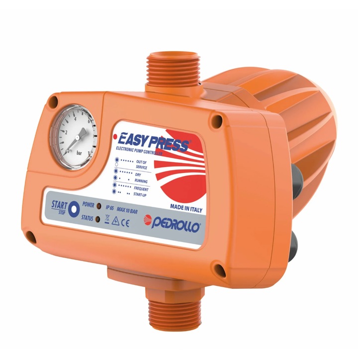 Elektronikus nyomáskapcsoló, Easypress-2M Pedrollo 1,5 kW, 2,2 bar