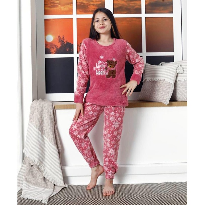 Pijama Cocolino Fete,, Roz