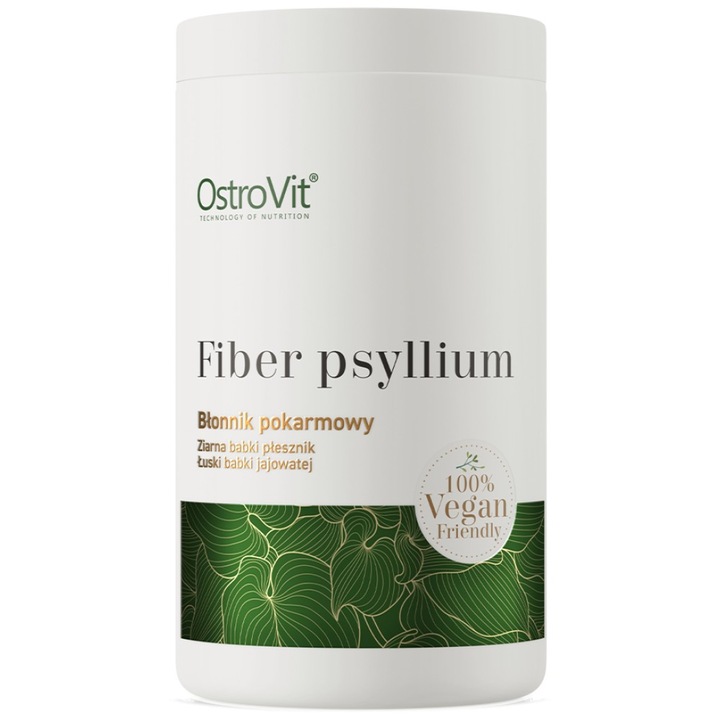 Étrend-kiegészítő OstroVit Fibre Psyllium / Vege, 600 gramm