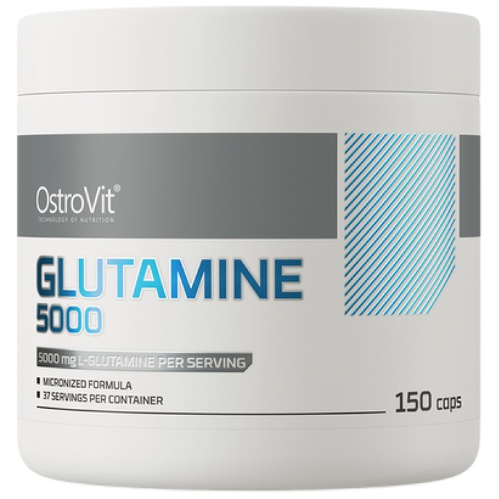 Хранителна добавка OstroVit Glutamine 5000, 150 капсули