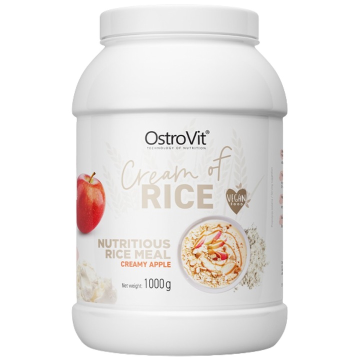 Supliment alimentar OstroVit Crema de Orez Faina Nutritiva de Orez, Mar, 1000 grame