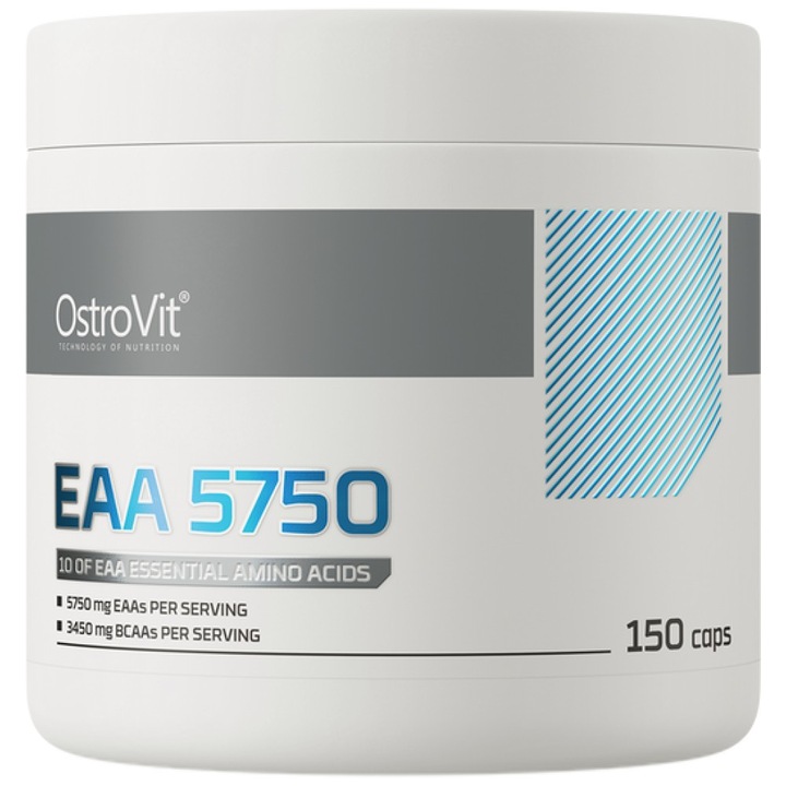 Хранителна добавка OstroVit EAA 5750 / Essential Amino Acids, 150 капсули