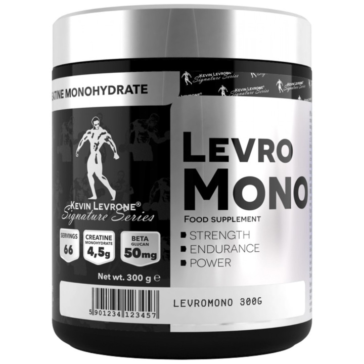 Étrend-kiegészítő, Kevin Levrone LevroMONO kreatin-monohidrát por, 300 gramm