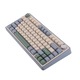 Клавиатура за гейминг, Aula F75 Green, Hotswap RGB Gasket Bluetooth Wireless, Механична, Зелена