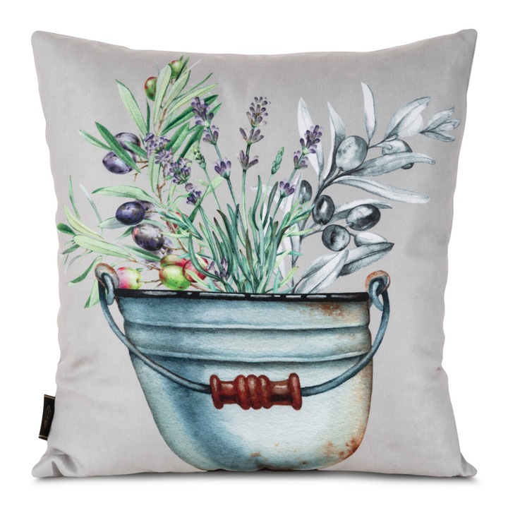 Fata de perna SUMMER1 45 x 45 cm Eurofirany gri deschis