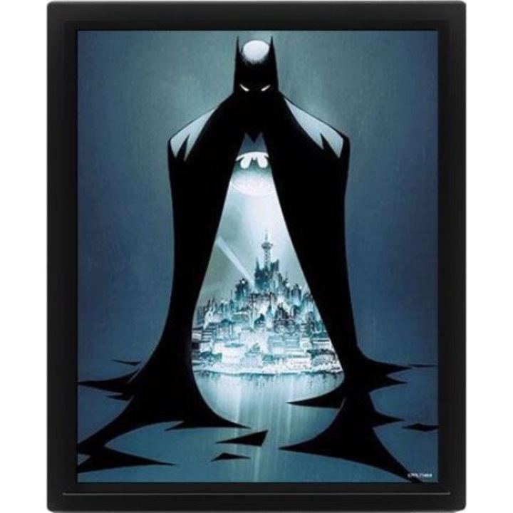 Ábra DC Comics keretes 3D hatású posztercsomag Batman Gotham Protector 26 x 20 cm 3