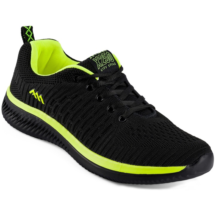 Pantofi Sport, Art-Mas, Antiderapant, Talpa Antiderapanta, Calitate Si Durabilitate, Negru, Negru