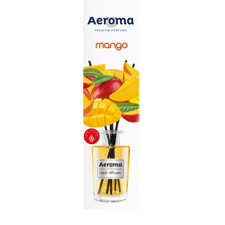 Aeroma Home szobai légfrissítő, náddiffúzor, mangó 100 ml