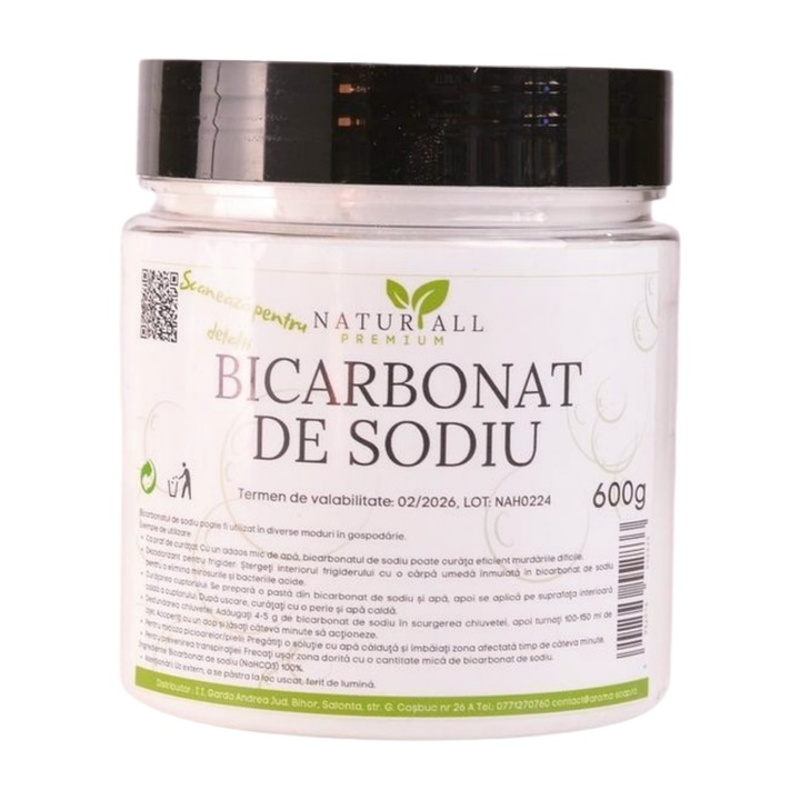 Bicarbonat de sodiu 600g