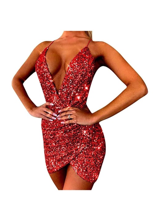 Noi ruha, Jormftte, mini, polieszter, Piros