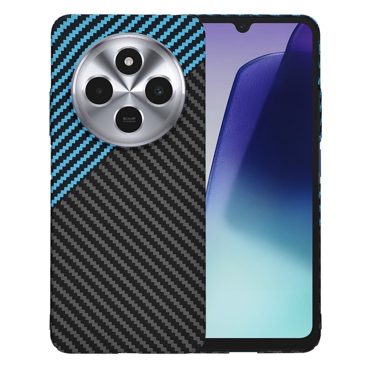 Magas védelmi tok Xiaomi Redmi 14C/Poco C75, Tuds Armor, Z57, kemény műanyag, Majestic NavyPulse