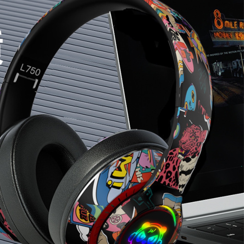 Vezeték nélküli L750 audio fejhallgató, gyerekeknek, ergonómikus