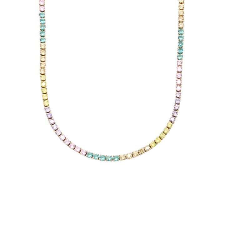 Lant Argint Tennis Rainbow