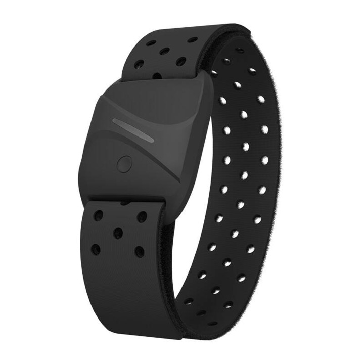 Гривна за пулсомер Coospo HW807, Bluetooth 5.0, 90 mAh, LED, IP67, черен