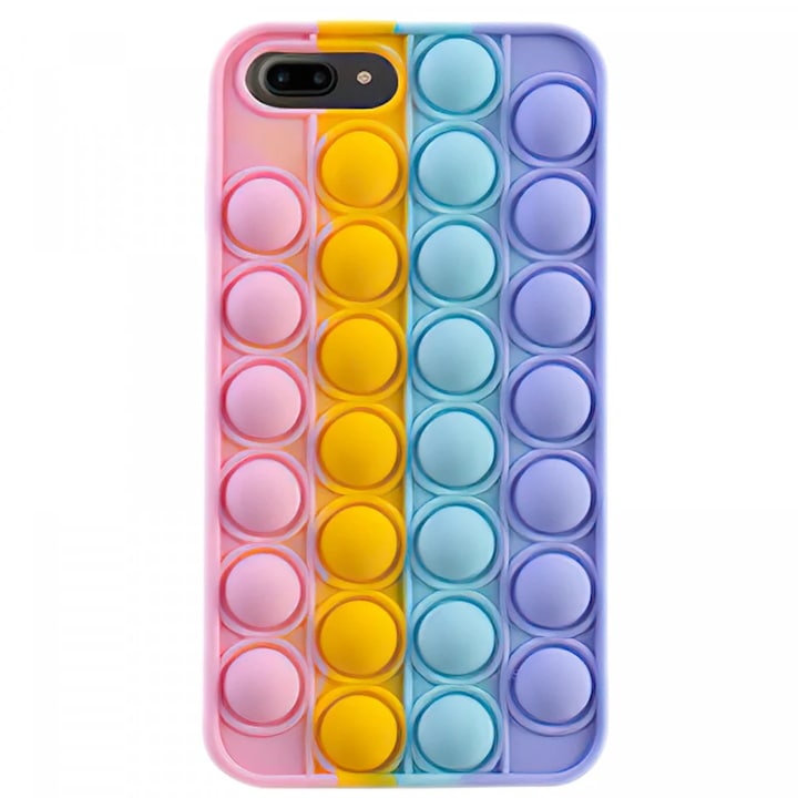 POP IT калъф, съвместим с IPhone 6 Plus / 7 Plus / 8 Plus - Многоцветен
