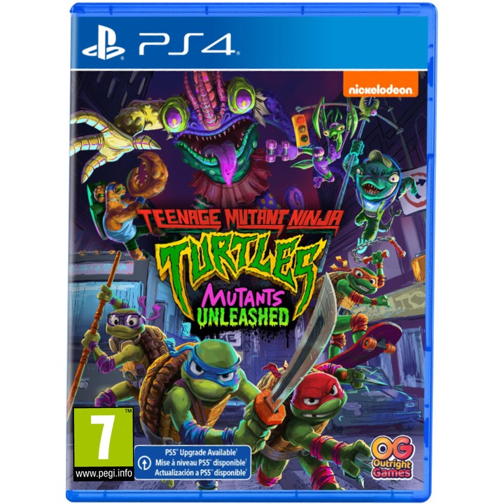 Игра AHEARTFULOFGAMES Teenage Mutant Ninja Turtles Mutants Unleashed, за PlayStation 4