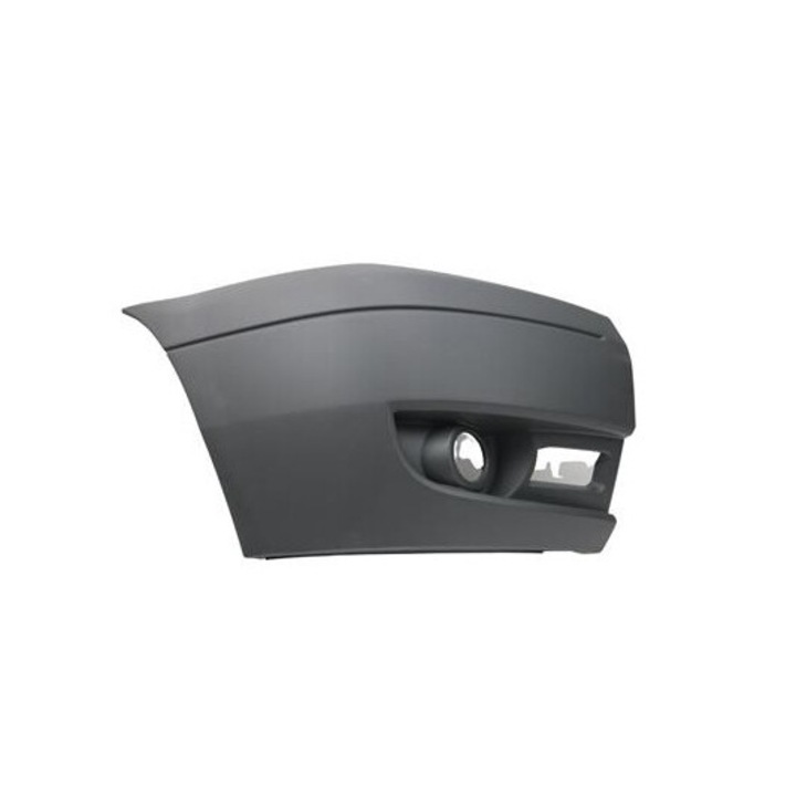 Bara de protectie Fast Compatibil cu Ford Transit 06, dreapta fata, cu lampa de ceata, gri
