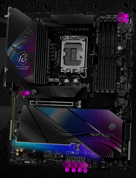 Placa de Baza ASROCK Z890 PHANTOM GAMING RIPTIDE WIFI, Socket LGA