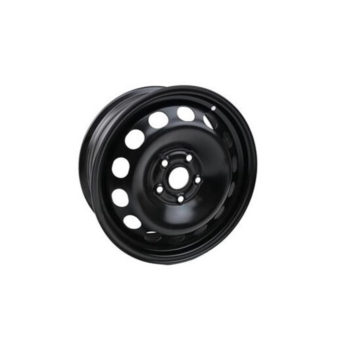 Janta auto Fast, pentru VW Caddy III, otel, neagra, 6.0J x 15", ET47, 5 x 112