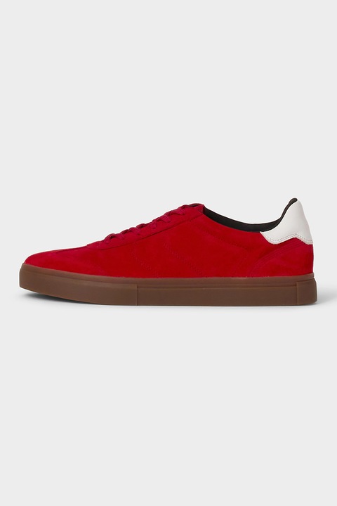 Vagabond Shoemakers, Pantofi sport low-cut din piele intoarsa Cody, Rosu