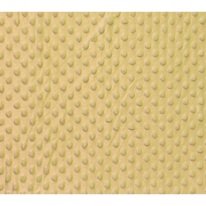 Tesatura moale polar buline Minky culoare verde, dimensiune 3 m x 150 cm