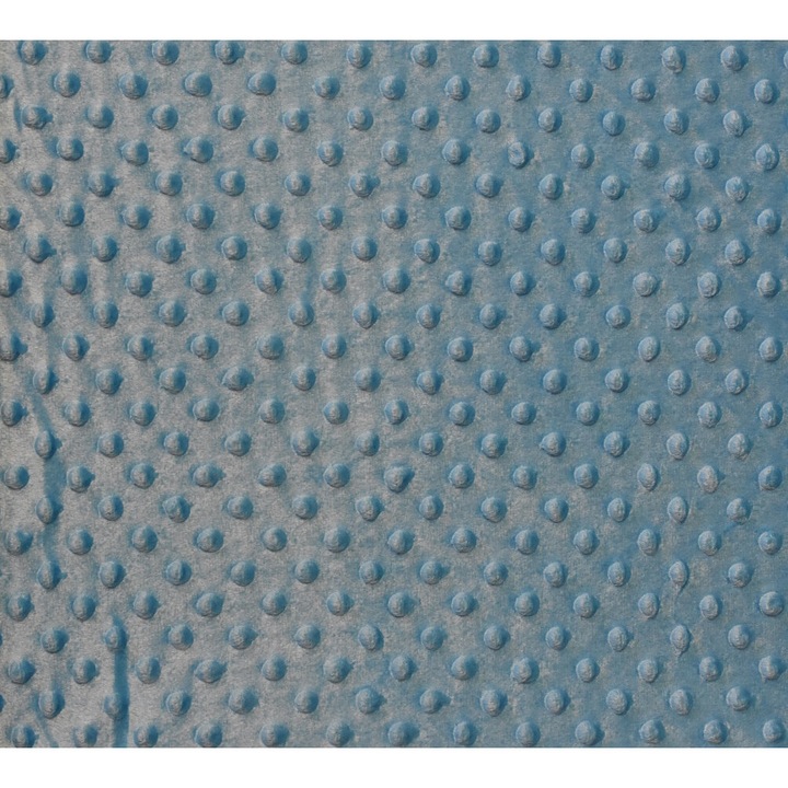 Tesatura moale polar buline Minky culoare albastru inchis, dimensiune 3 m x 150 cm