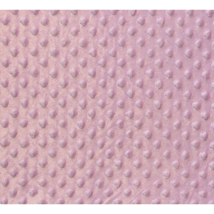 Tesatura moale polar buline Minky culoare lila, dimensiune 3 m x 150 cm