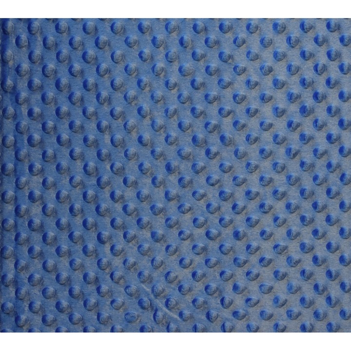 Tesatura moale polar buline Minky culoare jeans, dimensiune 3 m x 150 cm