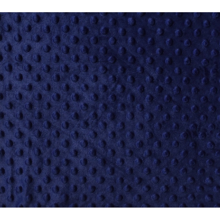 Tesatura moale polar buline Minky culoare BLUE PRINT, dimensiune 3 m x 150 cm